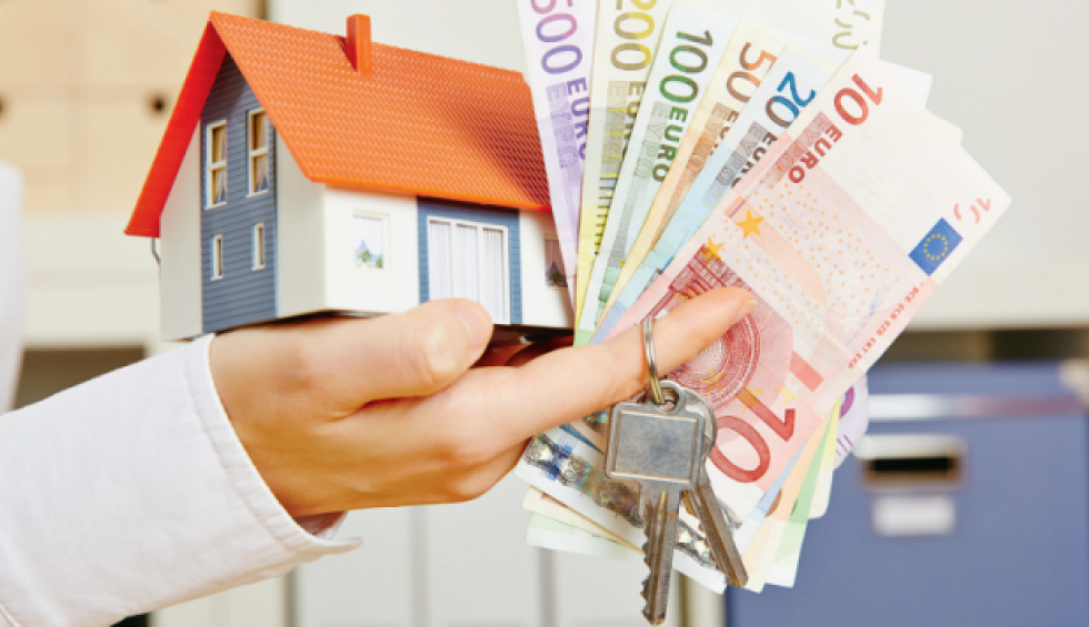 A generic square placeholder image with rounded corners in a figure.