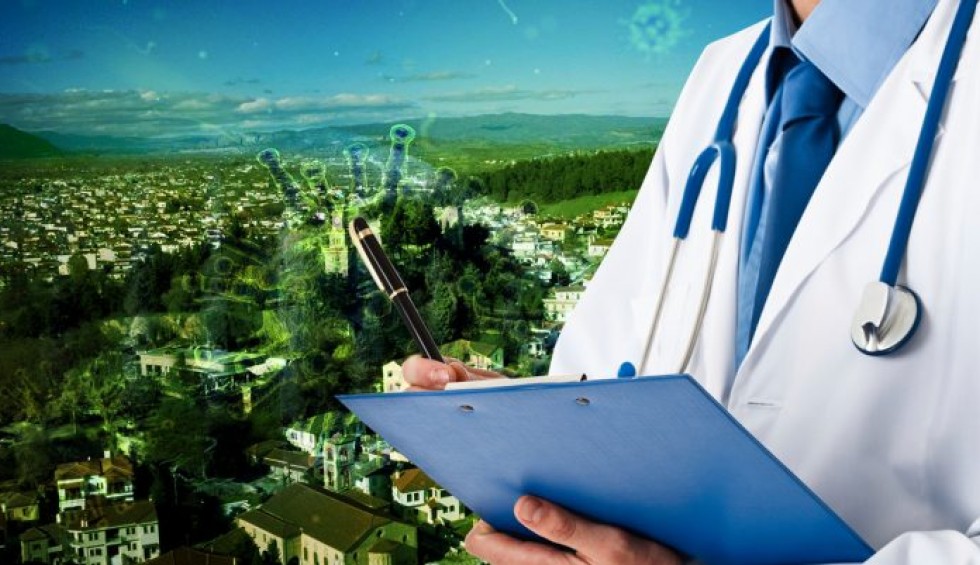 A generic square placeholder image with rounded corners in a figure.