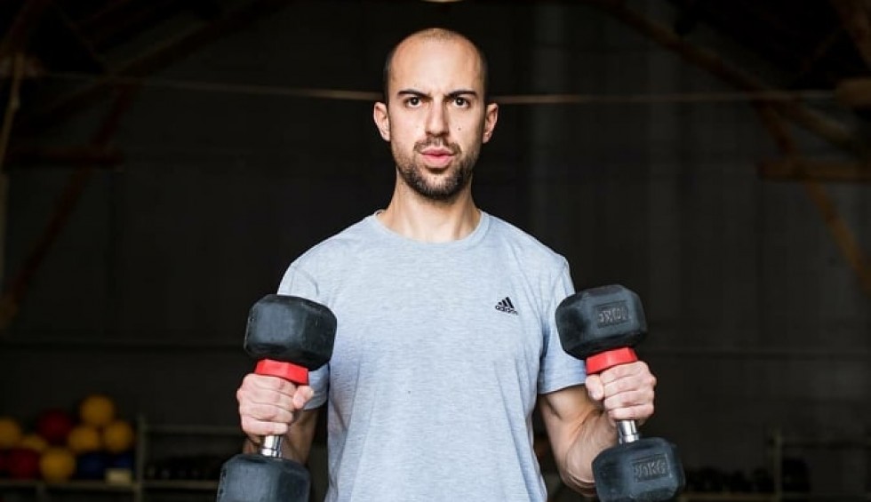 A generic square placeholder image with rounded corners in a figure.