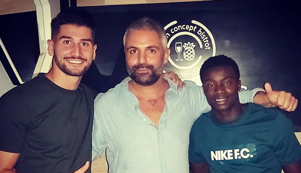 A generic square placeholder image with rounded corners in a figure.