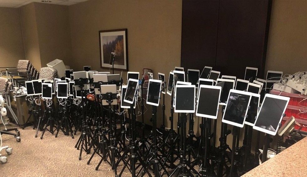 A generic square placeholder image with rounded corners in a figure.