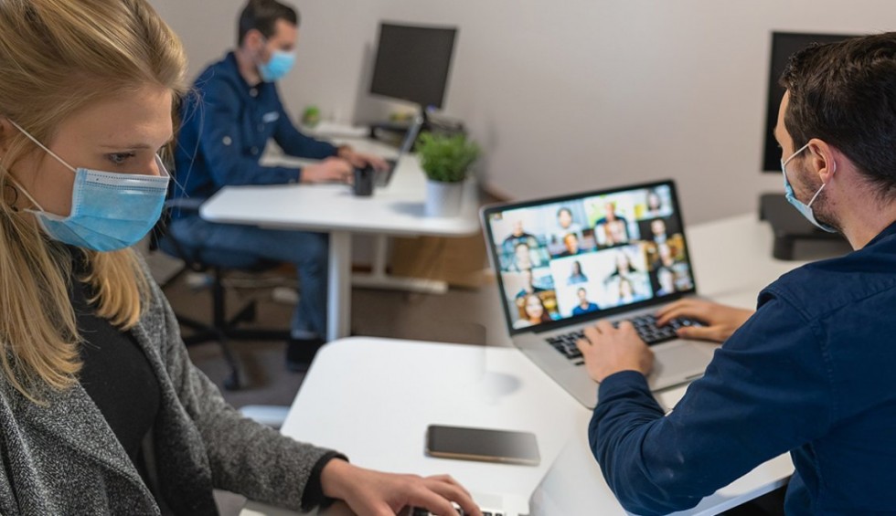 A generic square placeholder image with rounded corners in a figure.