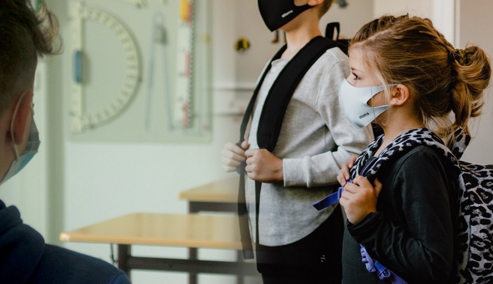 A generic square placeholder image with rounded corners in a figure.