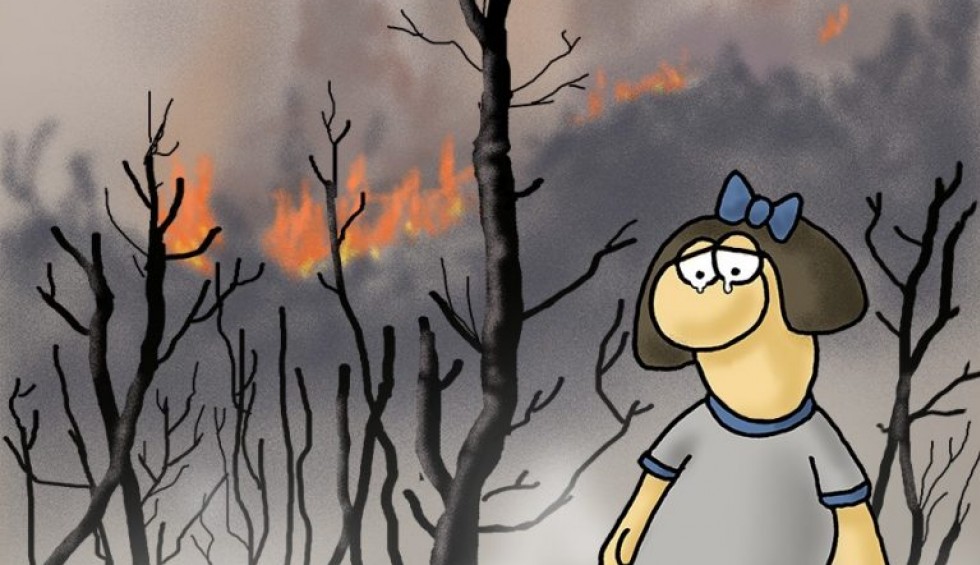 A generic square placeholder image with rounded corners in a figure.