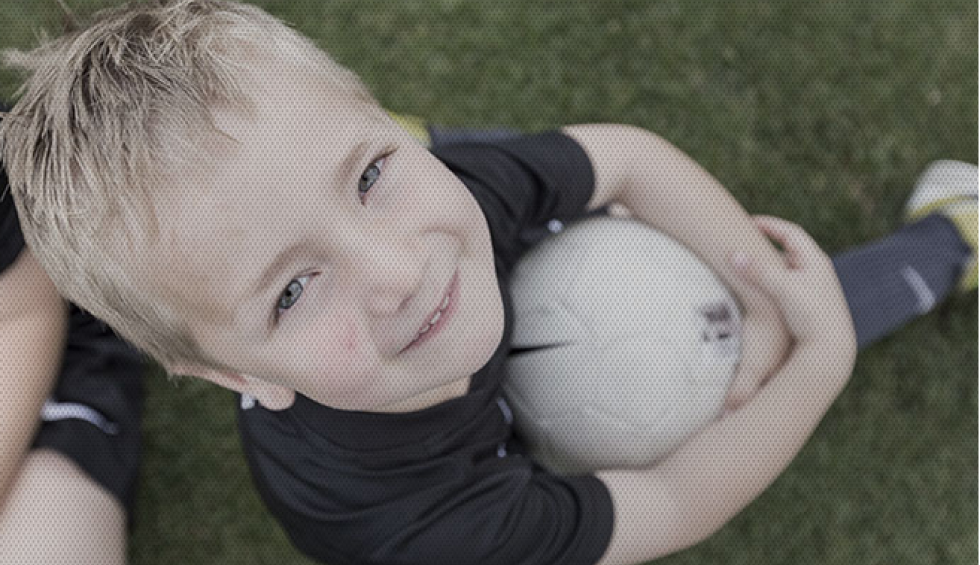 A generic square placeholder image with rounded corners in a figure.