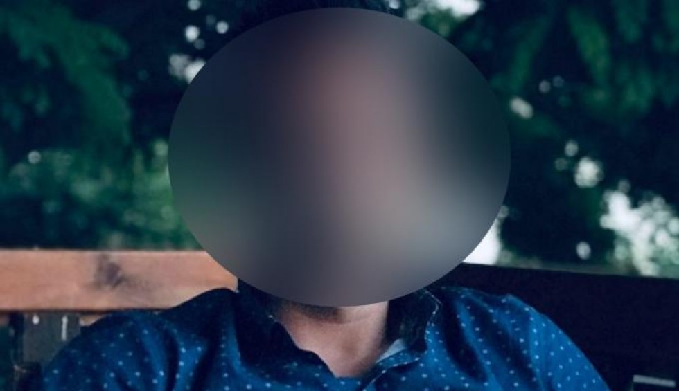 A generic square placeholder image with rounded corners in a figure.