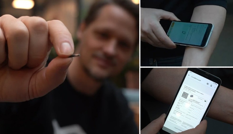 A generic square placeholder image with rounded corners in a figure.