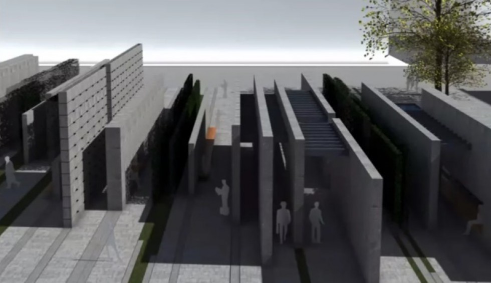 A generic square placeholder image with rounded corners in a figure.