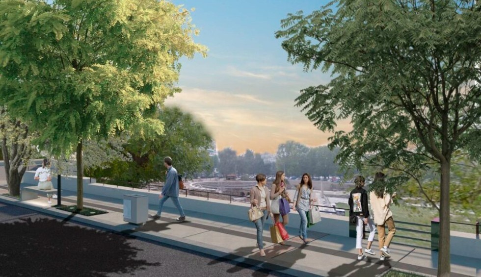 A generic square placeholder image with rounded corners in a figure.