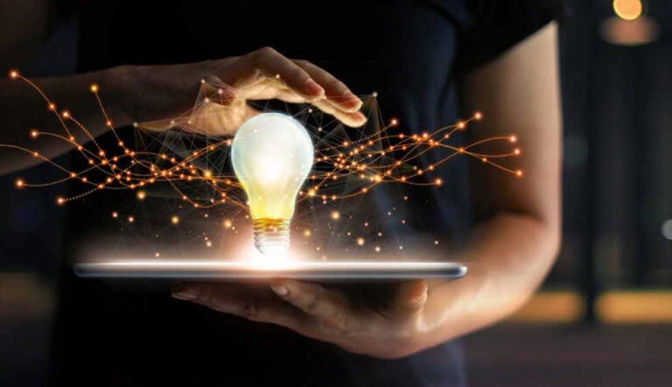 A generic square placeholder image with rounded corners in a figure.