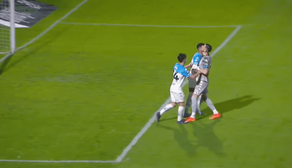 A generic square placeholder image with rounded corners in a figure.