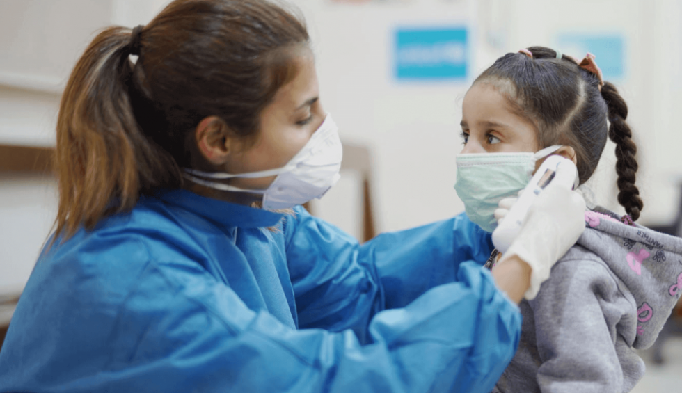 A generic square placeholder image with rounded corners in a figure.