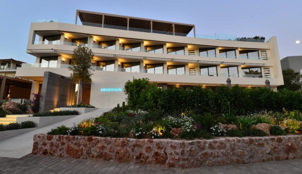 A generic square placeholder image with rounded corners in a figure.