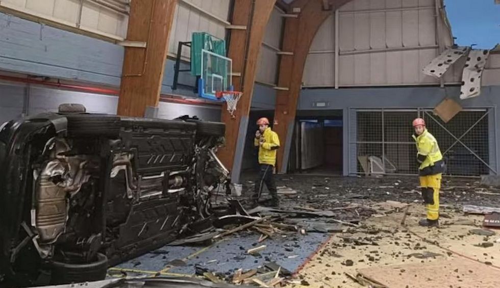 A generic square placeholder image with rounded corners in a figure.