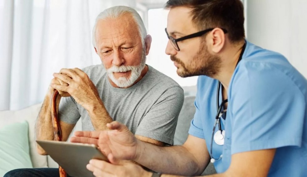 A generic square placeholder image with rounded corners in a figure.