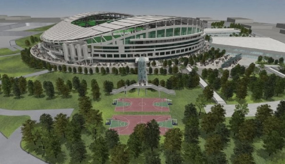 A generic square placeholder image with rounded corners in a figure.