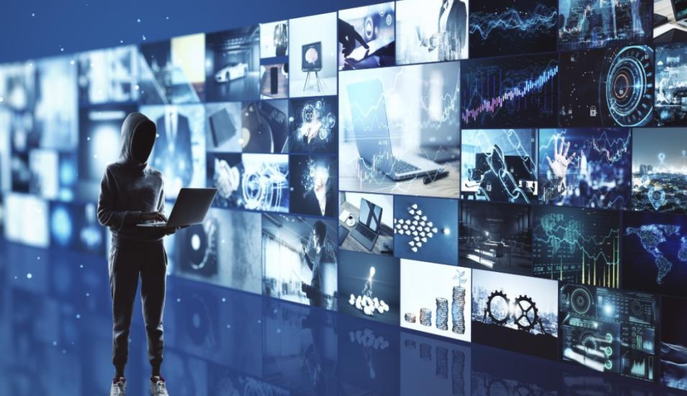 A generic square placeholder image with rounded corners in a figure.