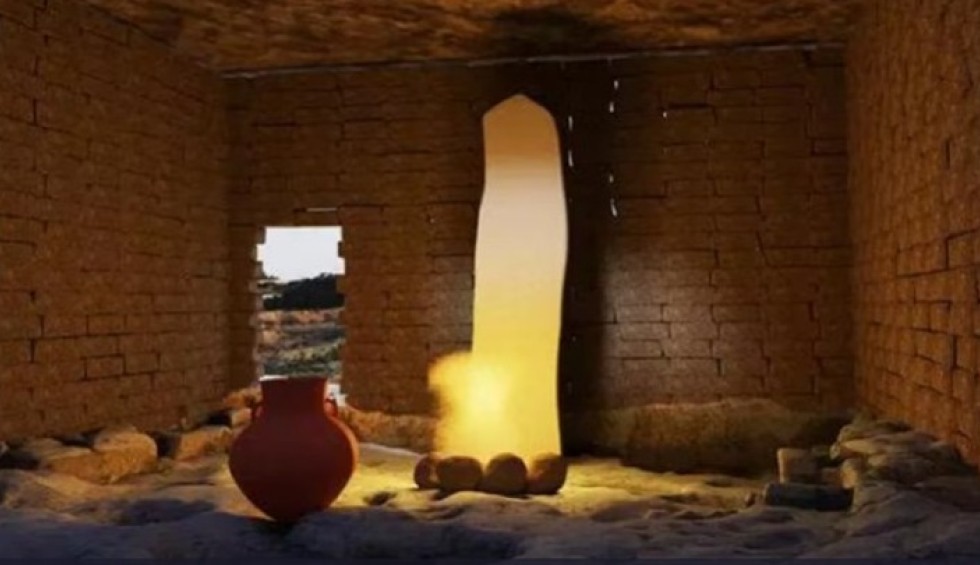 A generic square placeholder image with rounded corners in a figure.