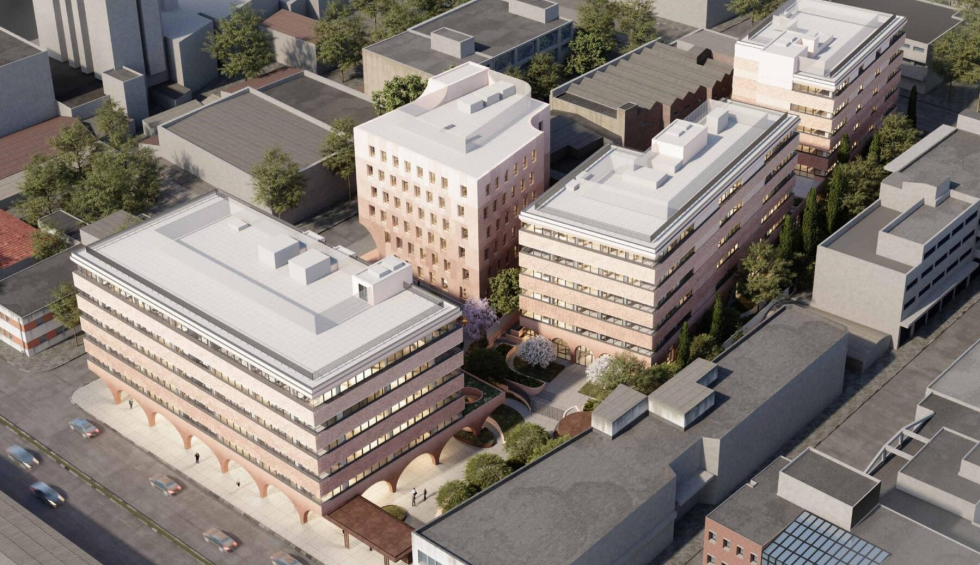 A generic square placeholder image with rounded corners in a figure.