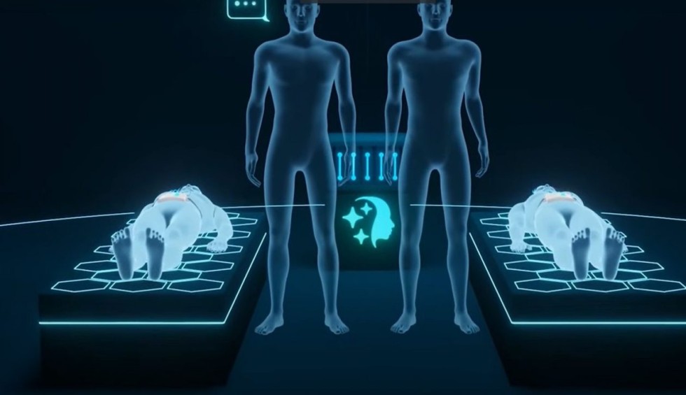 A generic square placeholder image with rounded corners in a figure.