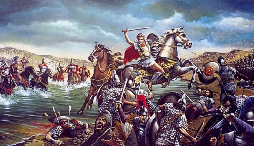 A generic square placeholder image with rounded corners in a figure.