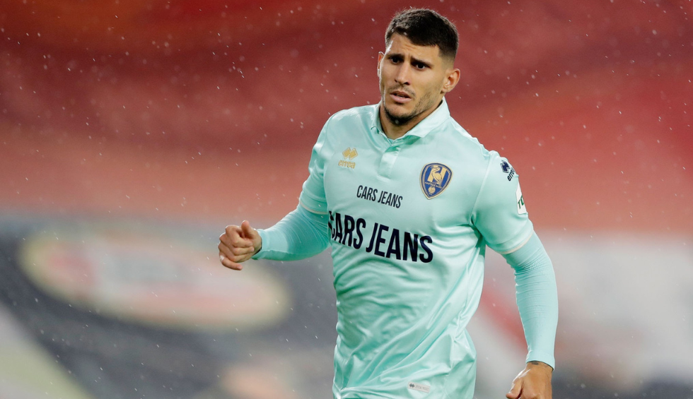 A generic square placeholder image with rounded corners in a figure.