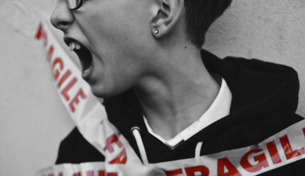 A generic square placeholder image with rounded corners in a figure.