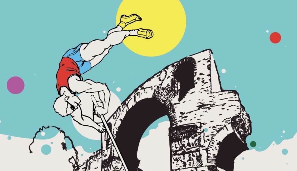 A generic square placeholder image with rounded corners in a figure.