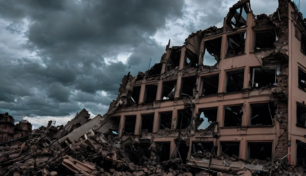 A generic square placeholder image with rounded corners in a figure.