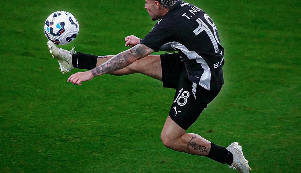 A generic square placeholder image with rounded corners in a figure.