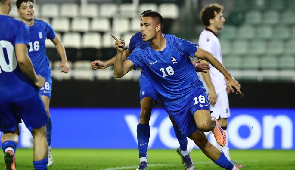 Ελλάδα-Γεωργία: Το γκολ του Κεραμίτση για το 3-0 και ο «κεραυνός» του Κούτσια στο δοκάρι!