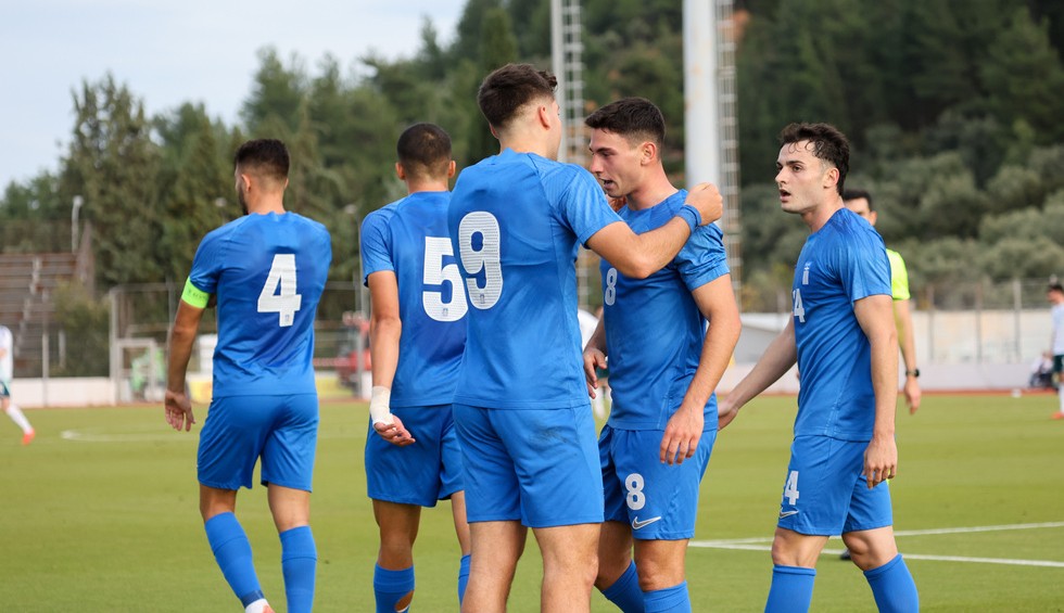 «Καταιγίδα» η Εθνική Ελπίδων: Συνέτριψε (4-0) τη Βόρεια Ιρλανδία και φουλάρει για την πρόκριση