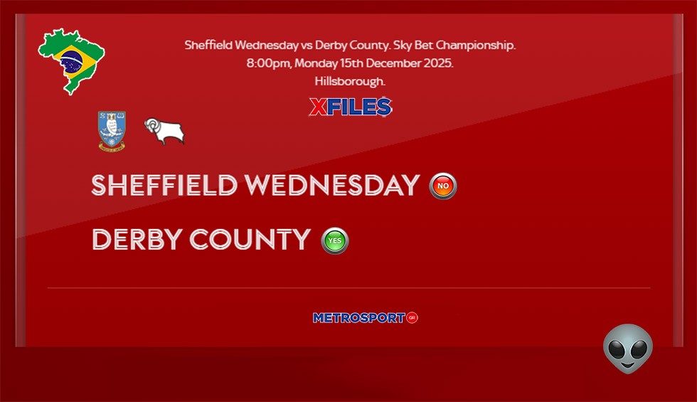 «X-Files» :  Από την Γερμανία στην Αγγλία σήμερα ο Μόλντερ : I want to believe you, darling Derby County…