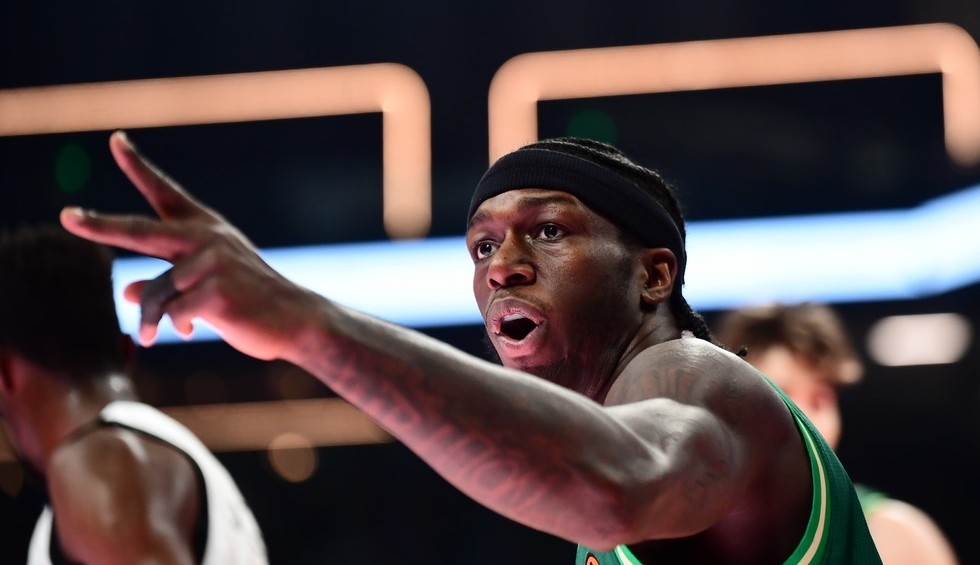 A generic square placeholder image with rounded corners in a figure.