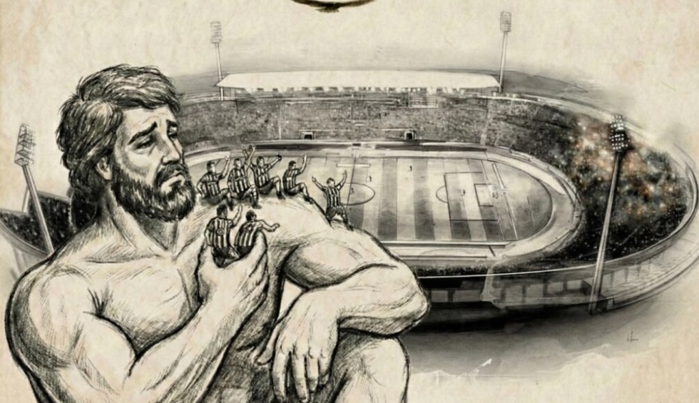 A generic square placeholder image with rounded corners in a figure.