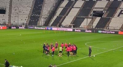 Η προπόνηση της Λίνκολν στην Τούμπα