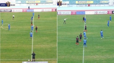 Νίκη Βόλου-Απόλλων Πόντου: Απίστευτο, οι φιλοξενούμενοι έκαναν σέντρα και στα δύο ημίχρονα!