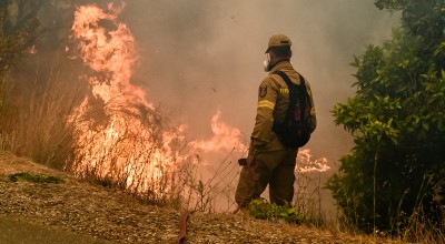 Πυρκαγιά στον Μελισσουργό Θεσσαλονίκης