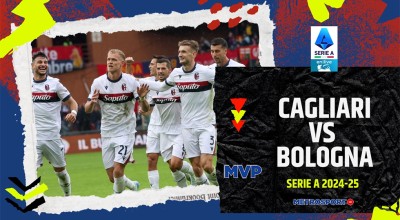 «MVP»:  Πλούσιο το μενού σήμερα, δεσπόζει το «Χ» της Μπολόνια στο Κάλιαρι, εκεί όπου στηρίζω και τα 1-1 και 1-2 σκορ…
