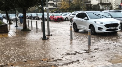 Χαλκιδική: H έντονη βροχόπτωση έφερε διακοπή κυκλοφορίας