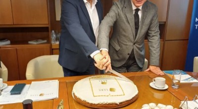 ΣΕΒΕ: Έκοψε την πίτα του παρουσία του Υφυπουργού Μακεδονίας-Θράκης