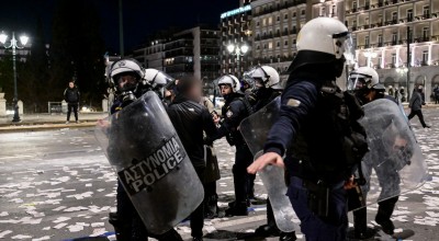 Χρυσοχοΐδης για τα επεισόδια: «Χούλιγκανς της Θύρας 13 και αντιεξουσιαστές έφτιαξαν μέτωπο»