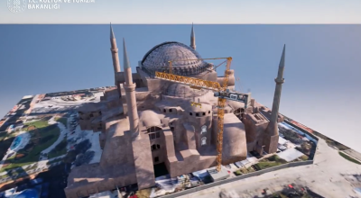 Τουρκία: Κάνει εργοτάξιο την Αγιά Σοφιά-Ιστορική παρέμβαση στον τρούλο της