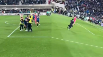 Οπαδός της Αταλάντα μπούκαρε στο γήπεδο και λογομάχησε με τον Σβίλαρ!