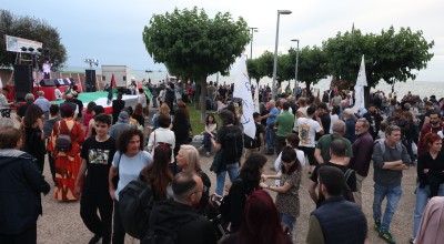 Πορεία για την Παλαιστίνη στο κέντρο της Θεσσαλονίκης