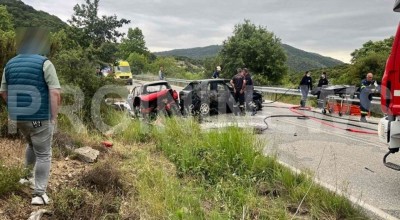 Φρικτό τροχαίο στην Καβάλα: Ένας νεκρός και δύο τραυματίες μετά από σφοδρή σύγκρουση ΙΧ