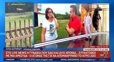 Αρκούδα εγκαταστάθηκε σε σπίτι στην Καστοριά-«Έριξαν κροτίδες, δεν φοβάται»