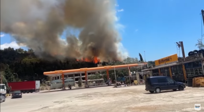 Φωτιά σε περιαστικό δάσος στην Καβάλα-Ισχυροί άνεμοι στην περιοχή