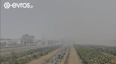 Μεγάλη πυρκαγιά στην Αλεξανδρούπολη: Μήνυμα εκκένωσης προς τους κατοίκους