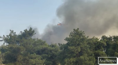 Σέρρες: 112 για επικίνδυνη φωτιά στον οικισμό Άγιος Ραφαήλ